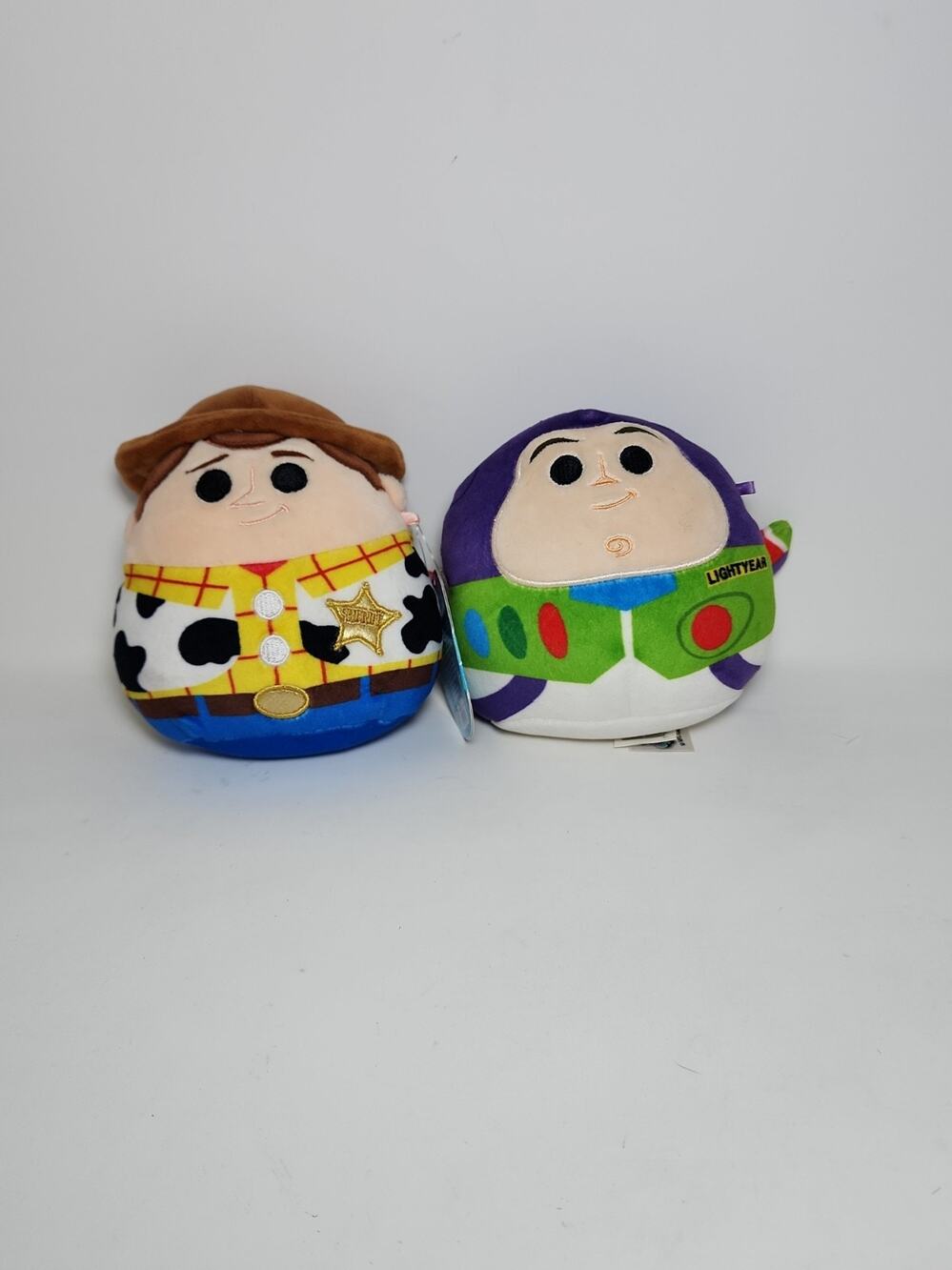 ☆LOT2☆ ~10 " Disney Squishmallows Buzz Lightyear & Woody Plush Toy Story Lot~ ☆